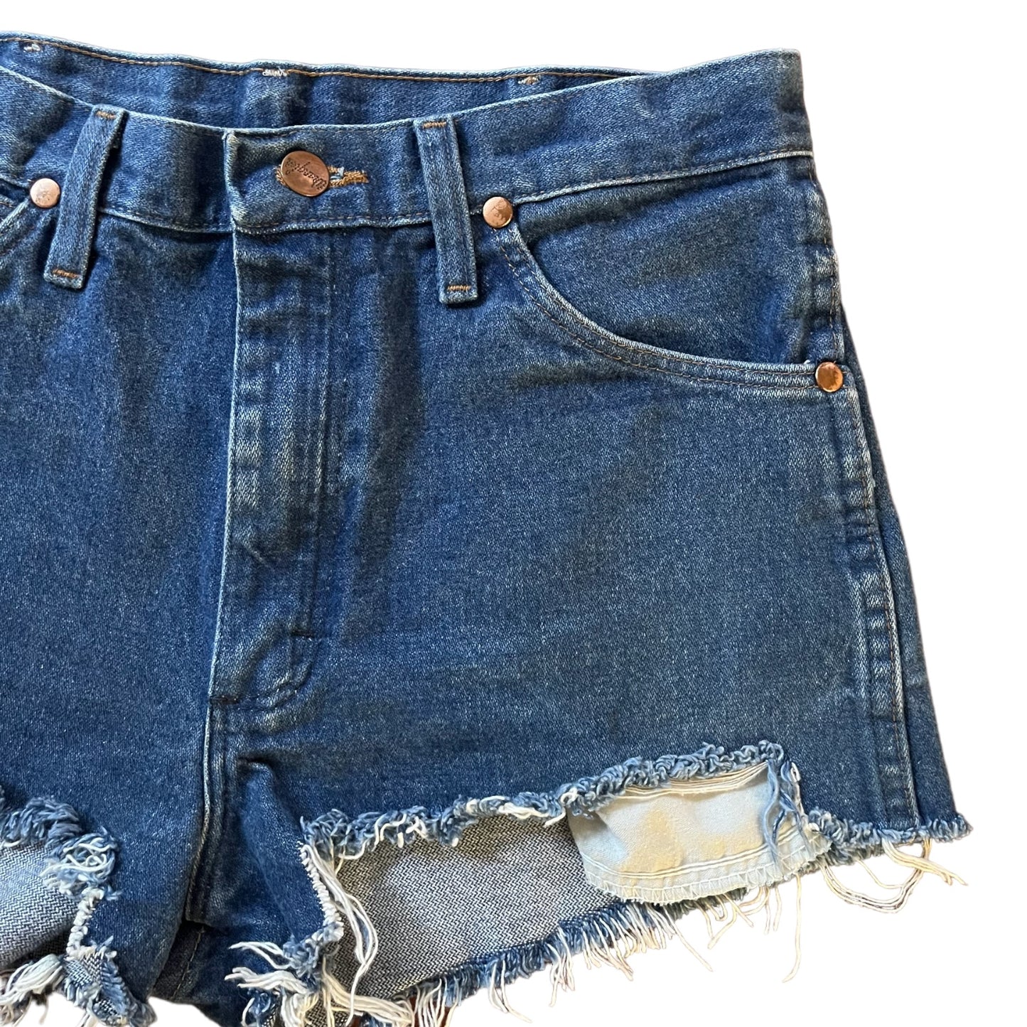 VINTAGE 90S WRANGLER HIGH WAISTED DENIM SHORTS