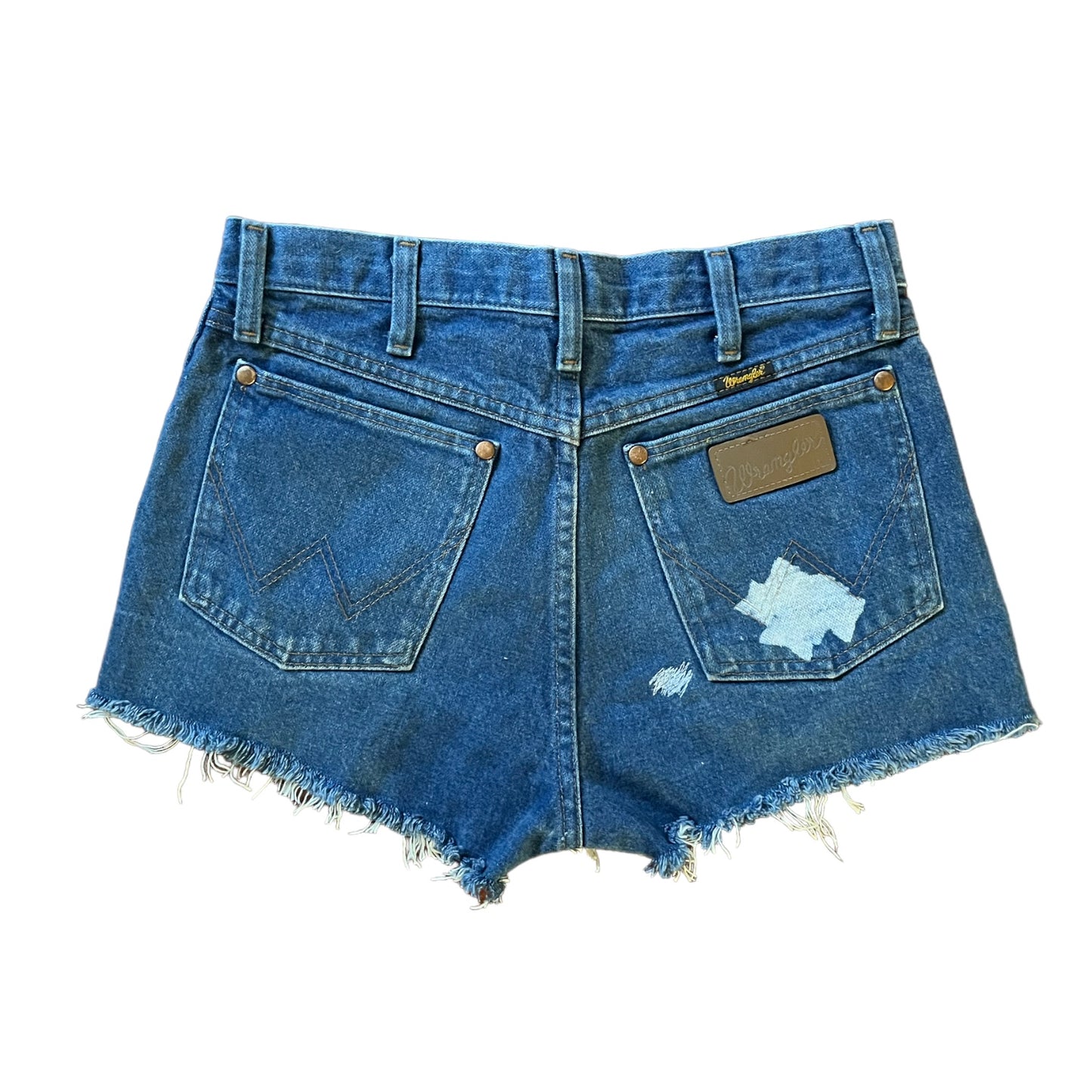 VINTAGE 90S WRANGLER HIGH WAISTED DENIM SHORTS