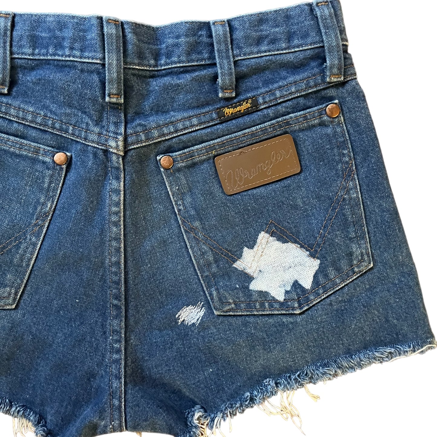 VINTAGE 90S WRANGLER HIGH WAISTED DENIM SHORTS